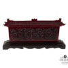 Exquisite Chinese Cinnabar-Style “Nine Dragon Wall” Sculpture