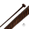 Exceptional Zulu Prestige Knobkerrie (Iwisa) with Spiral-Carved Shaft