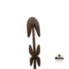 Prestige iNhlendla Spear Staff – All-Wood Arrowhead Winged Variant
